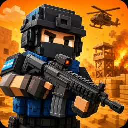 Advanced Blocky Combat SWAT 아이콘