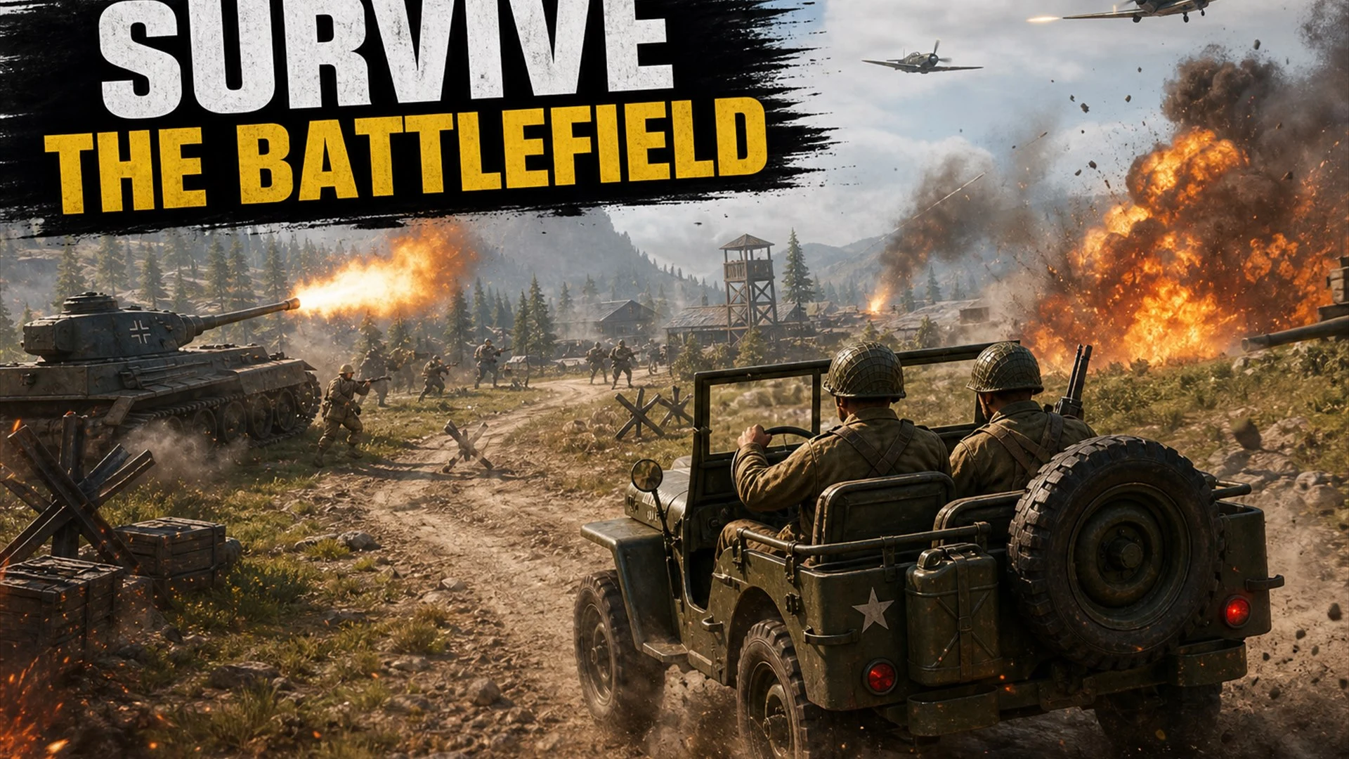 WW2 War Tanks 1942 screenshot